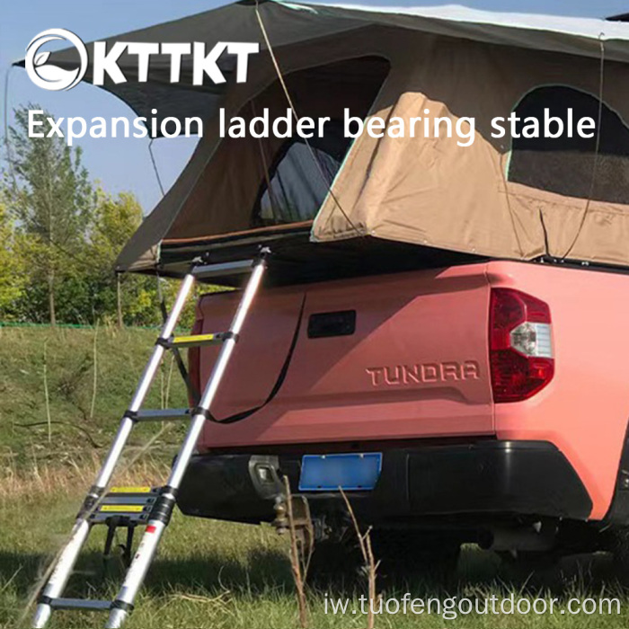 55 ק"ג חאקי צד קמפינג חיצוני אוהל גג פתוח